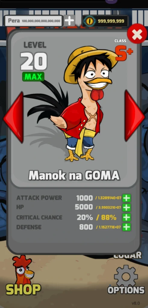 manok na pula mod apk unlocked all chicken max level